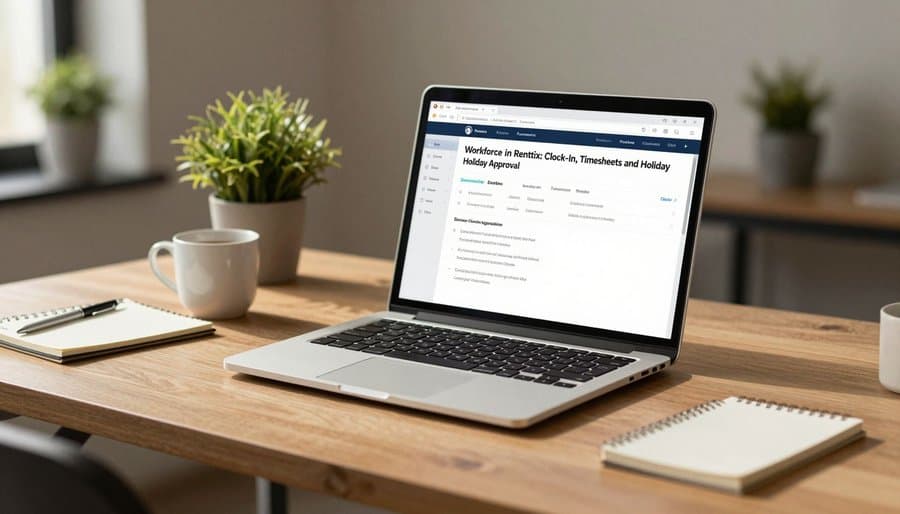 Workforce in Renttix: Clock-In, Timesheets and Holiday Approval