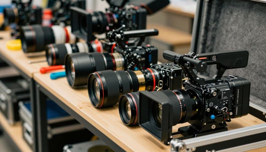 camera rental software equipment and operations detail