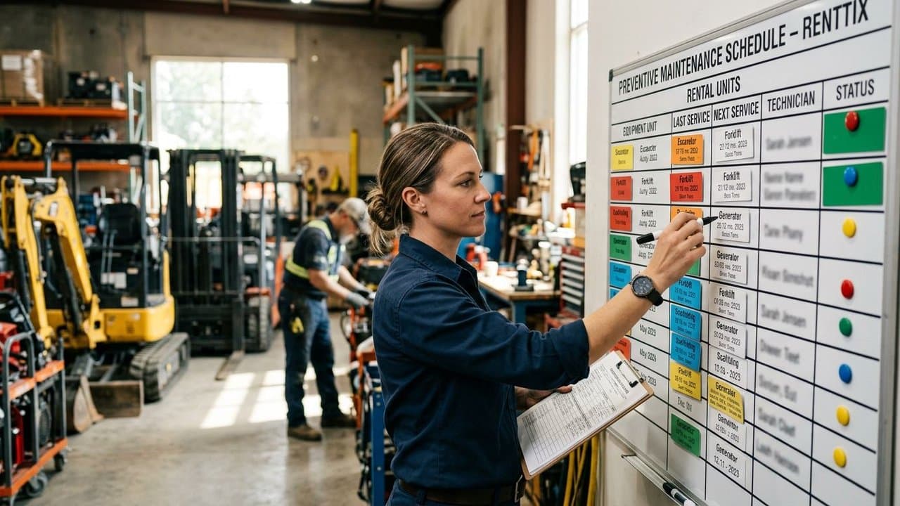 Preventive Maintenance Scheduling in Renttix