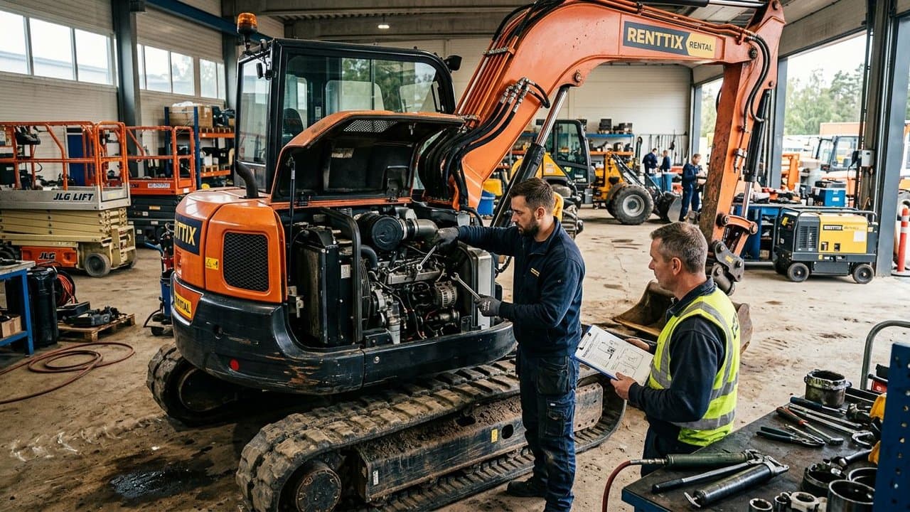 Renttix Maintenance Management for Rental Equipment