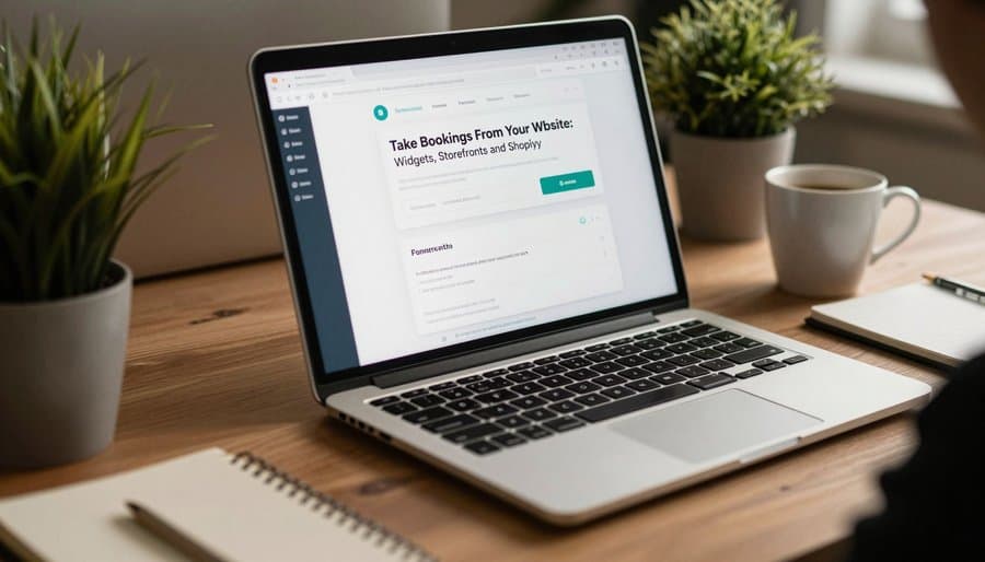 Take Bookings From Your Website: Widgets, Storefronts and Shopify